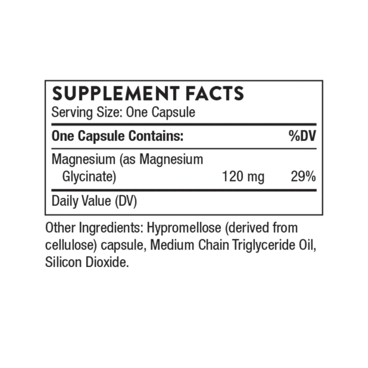 Magnesium Glycinate – 60 Capsules – Thorne