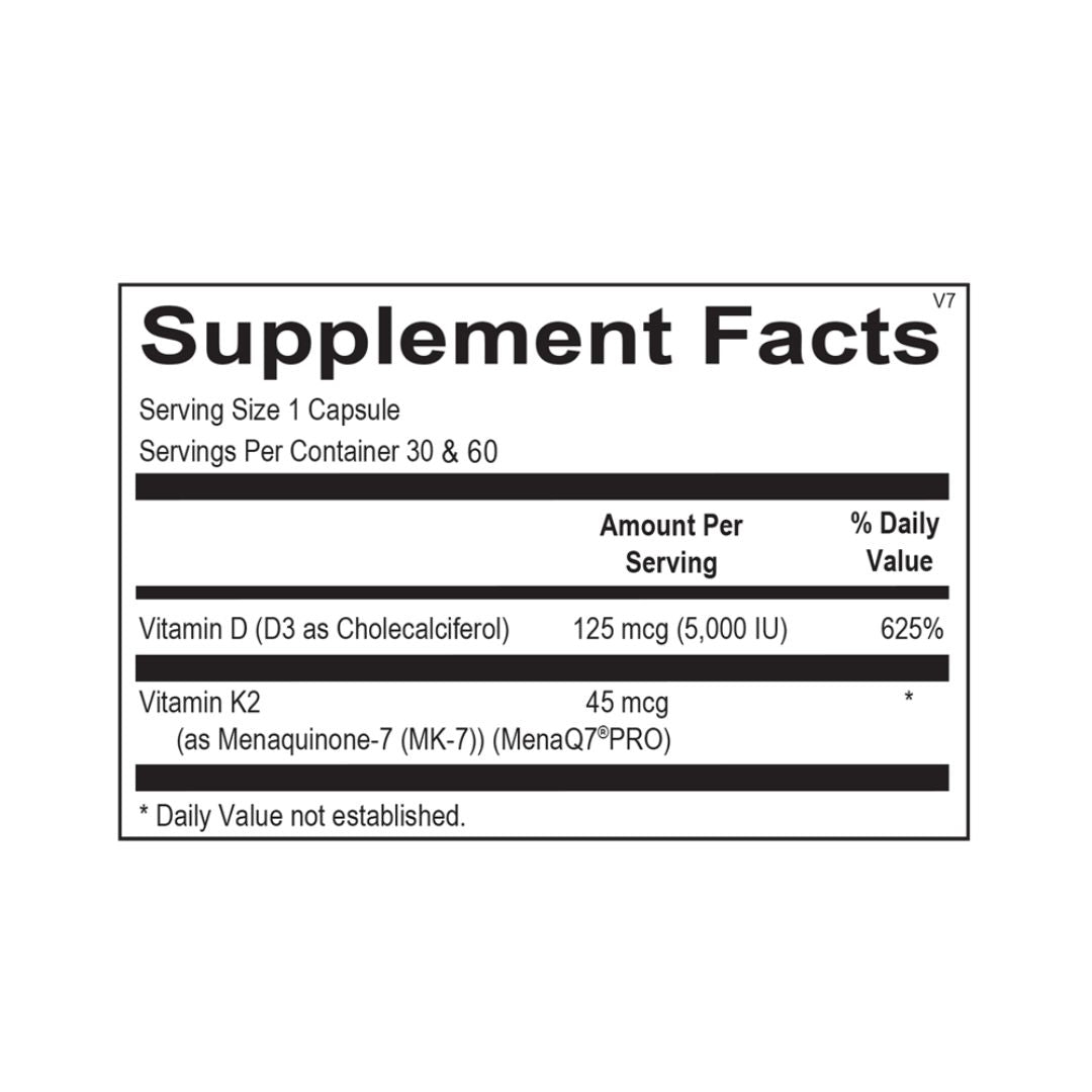 Vitamin K2 with D3 – Ortho Molecular Products