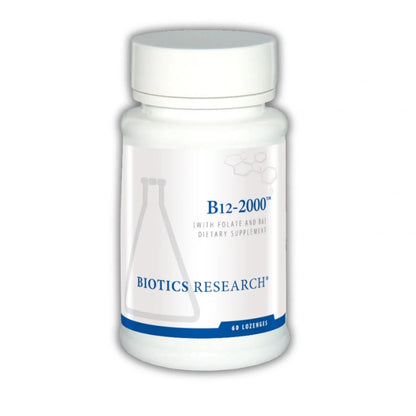B12-2000 Lozenges – 60 Lozenges – Biotics Research