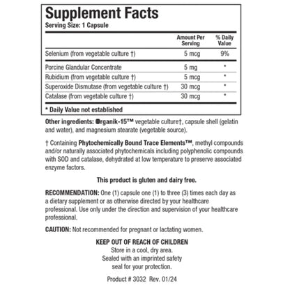 GTA – 90 Capsules – Biotics Research