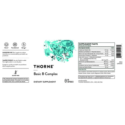 Basic B Complex – 60 Capsules – Thorne