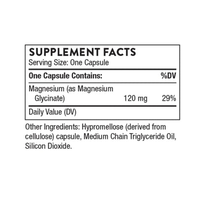 Magnesium Glycinate – 60 Capsules – Thorne